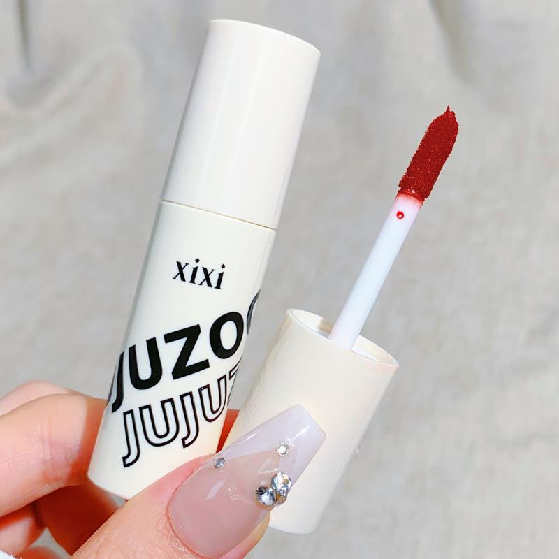 xixi Mousse Smooth Color Lip Gloss Matte Matte Velvet Whitening Lip Gloss Student Affordable and non-fading Lipstick full figure
