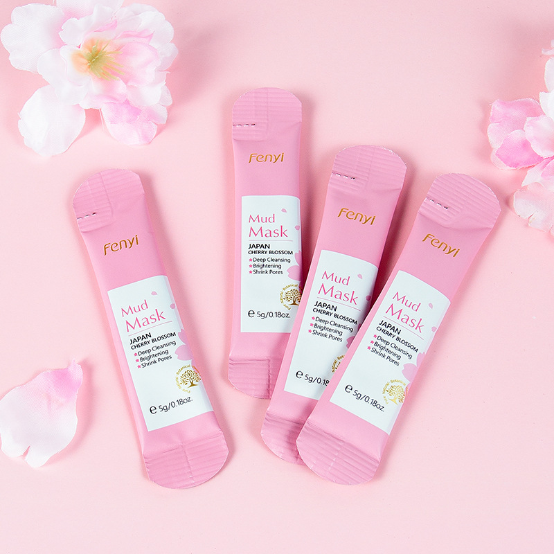 FENYI Cherry Blossom Mud Mask 1 piece 5g Facial Care and Cleansing Mask Skin Care products Cross-border details Picture