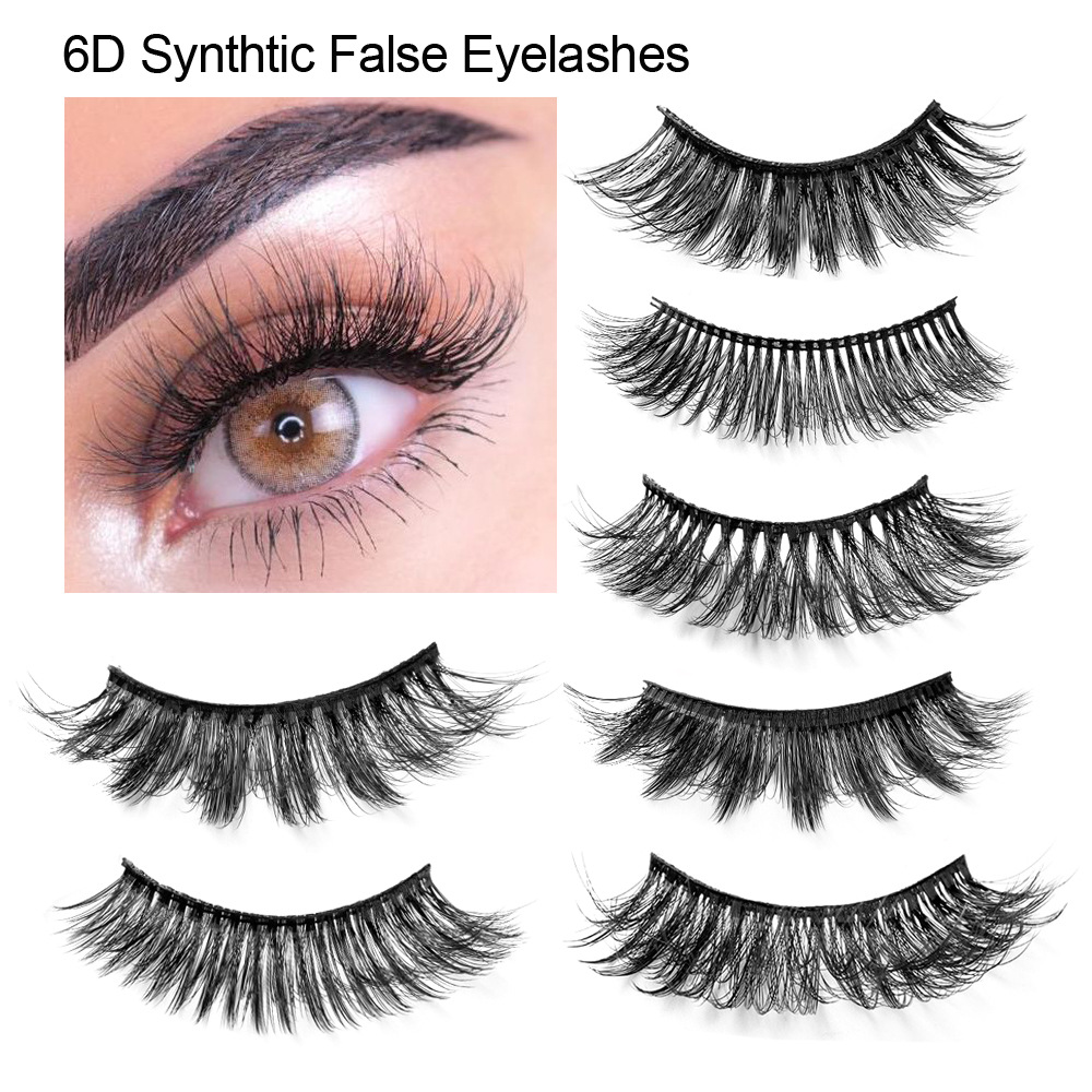 OEM customized handaiyan stage performance bride makeup 6D Three-dimensional thick imitation mink false eyelashes 25mm details Picture