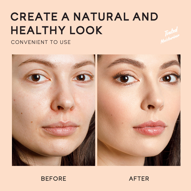 LAIKOU 30g Cross-border Coloring Cream for brightening the skin, moisturizing and preventing makeup from smudging. Available in multiple shades. In stock Specification drawing