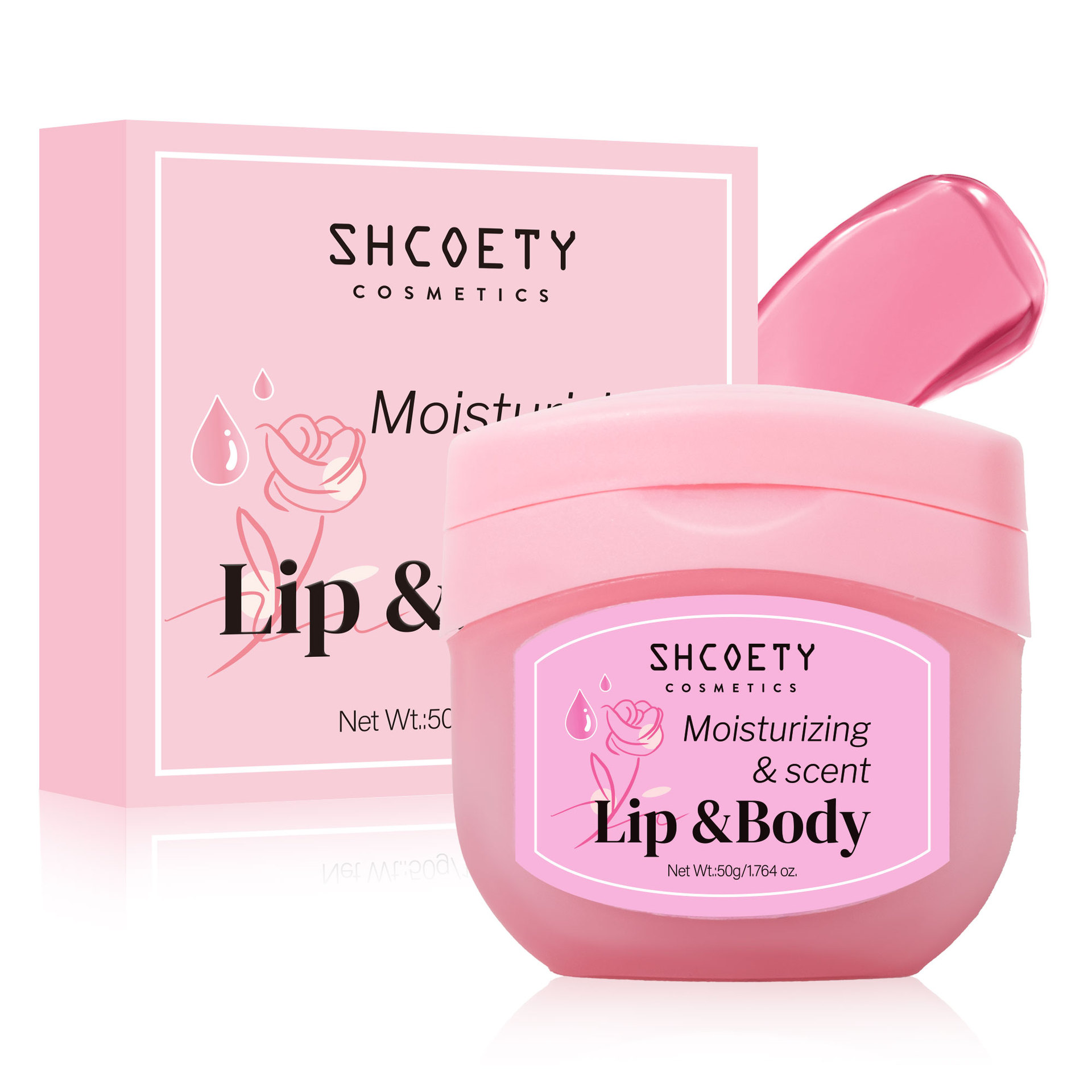 SHCOETY Vaseline Lip Balm 50g Hydrating and Moisturizing Lip Mask, Lip care for both men and women, cross-border lip oil and lip gloss Item Picture