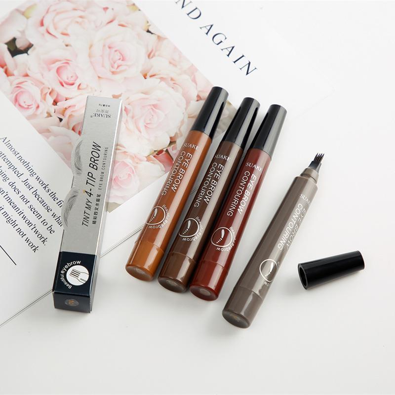 Four-pronged eyebrow pencils are long-lasting and do not smudge easily. They are waterproof, sweat-proof and do not fade easily. Wholesale of four-pronged eyebrow pencils Application Scenario