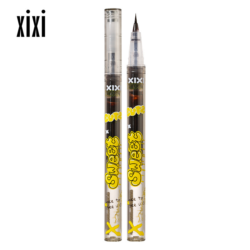 xixi Huaqi Micro Light Eyeliner Pen, with an extremely fine tip, is waterproof, sweat-proof and won't smudge new eyelashes. It's a liquid eyeliner pen for the eyelashes and the eyelashes Item Picture