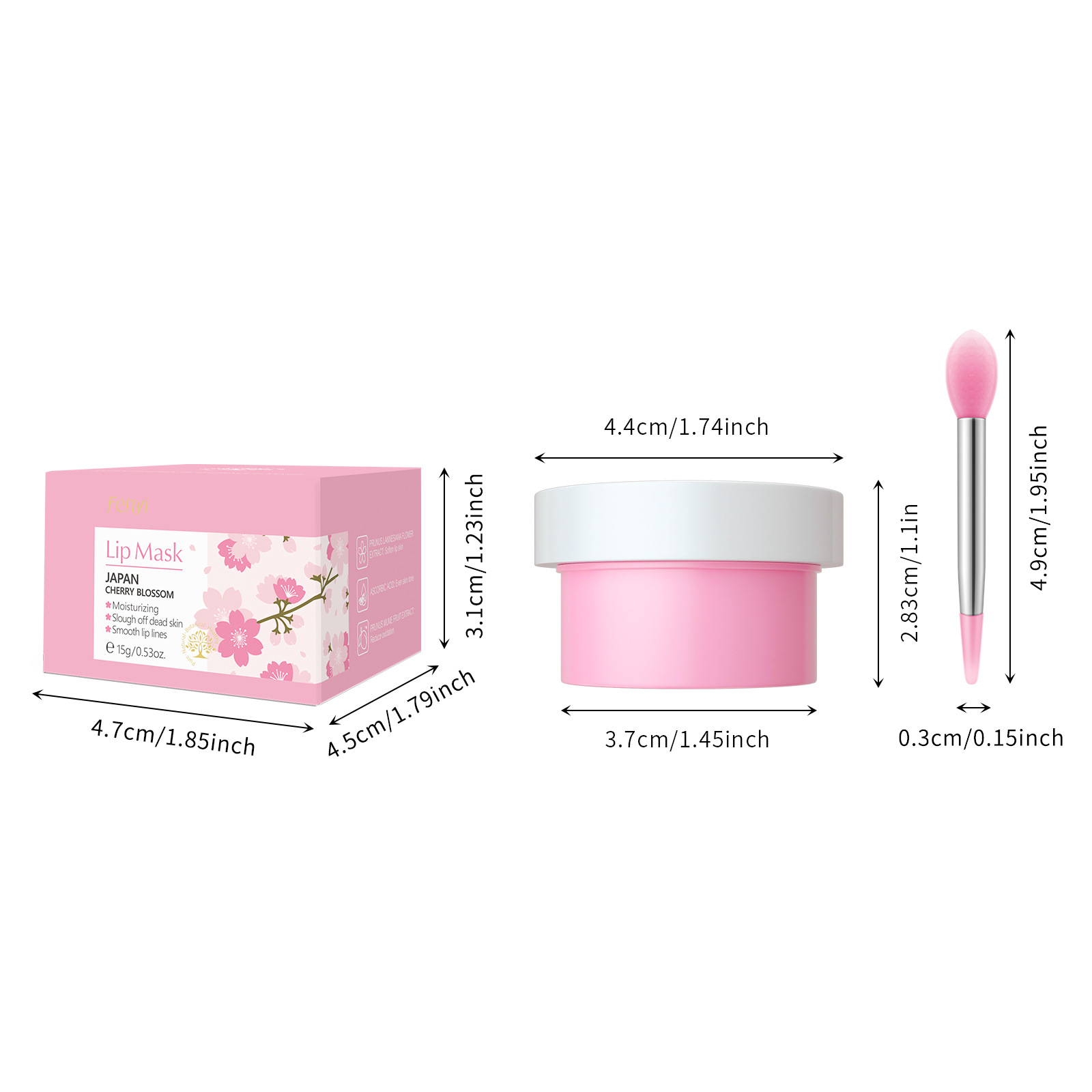 Cross-border Fenyi Japanese Cherry Blossom Lip Mask 15g Hydrating, Moisturizing and Nourishing Lip Beautifying Skin care lip Mask wholesale Item Picture