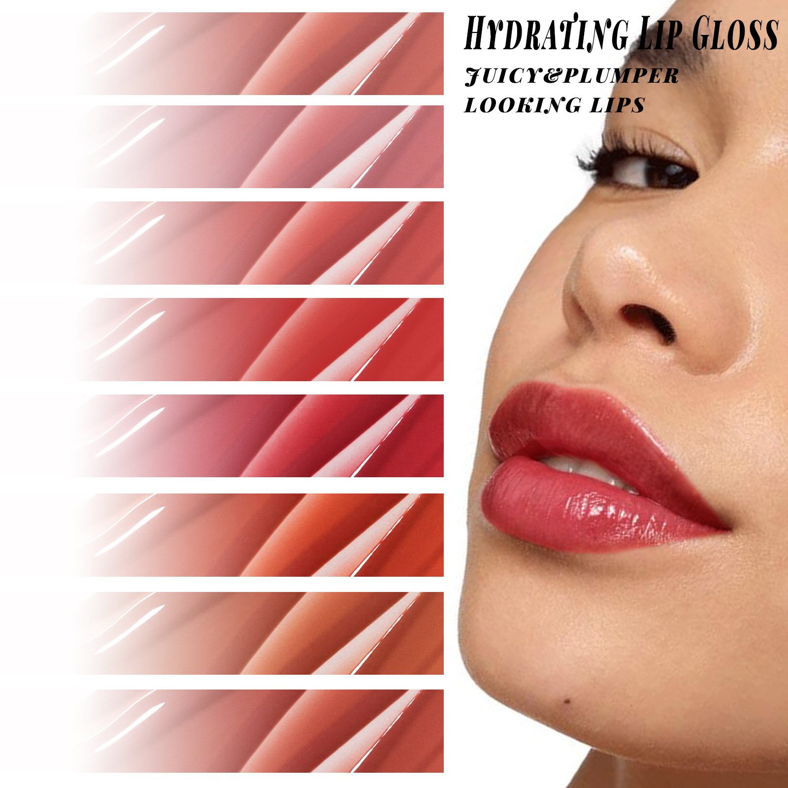 Clubday Natural Water Gloss Lip Gloss Water Mirror Lip Gloss Specification drawing