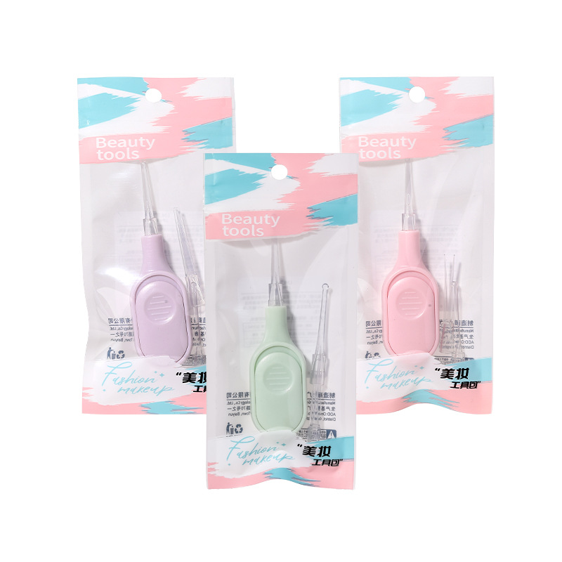 LMLTOP Glowing ear Picks 3-piece set, ear cleaning tools, ear tongs, tweezers with light and visible ear picks collection Item Picture