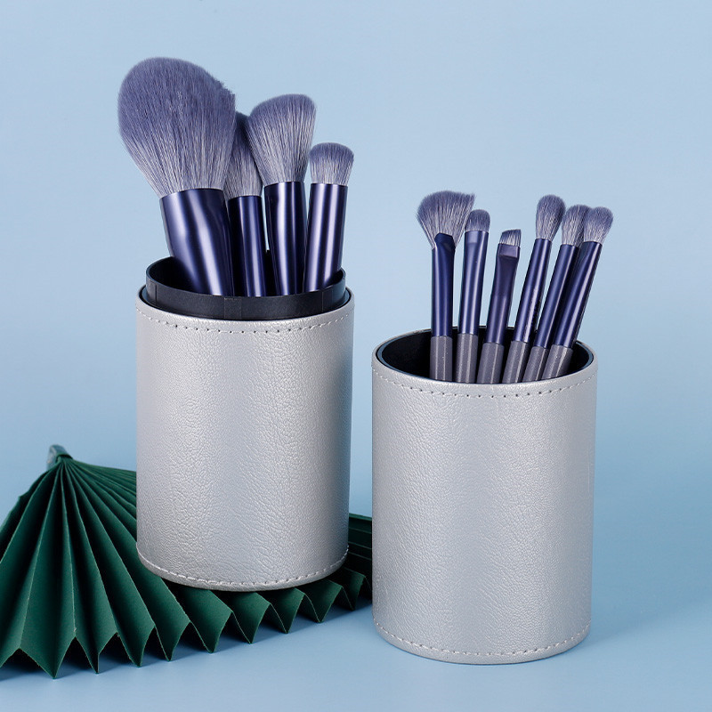 Cangzhou Lantis' same style Purple Rabbit 10-piece makeup brush set, complete beginner's tools for eyeshadow, blush and powder painting Application Scenario