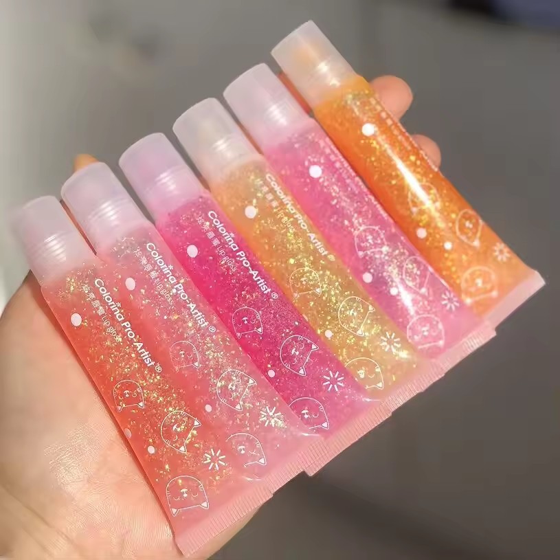 Cross-border customized lip gloss matte pearlescent long-lasting velvet matte lip gloss, air water mist lip gloss box wholesale Application Scenario