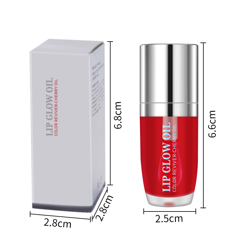VIBELY Cross-border Water Light Glass Lip Oil Moisturizes, hydrates, brightening and transparent Lip Gloss Dudu Lip Gloss reduces lip lines Item Picture