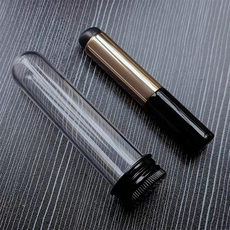 Exclusive Markina makeup brush for braised Pork, portable round head silicone lip brush, portable concealer and smudge brush, Lipstick brush details Picture