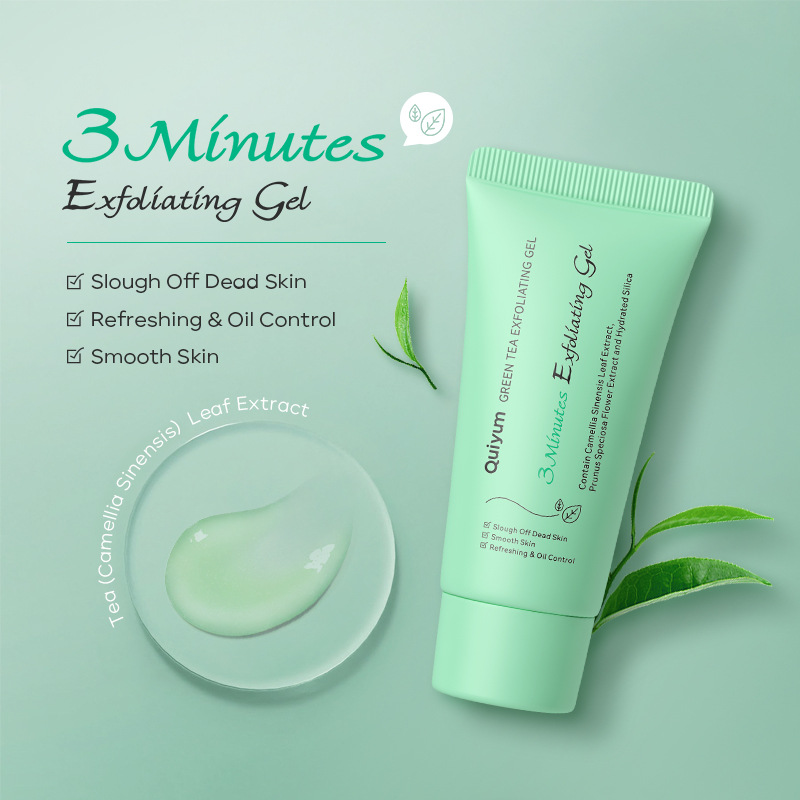 temu version QUIYUM Green Tea Keratin Gel 50g (Tube) Facial Pore Cleansing Keratin Manufacturer details Picture