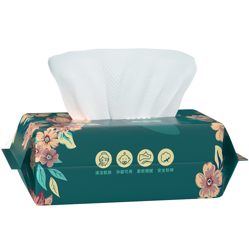 Downstream bestsellers: pearl-pattered facial cleansing towels, disposable 50 or 100 flushes of facial cleansing towels, and pull-out cotton soft towels Item Picture