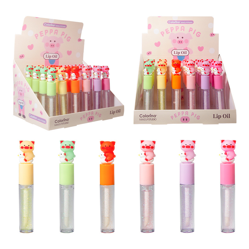 Cross-border customized lip gloss matte pearlescent long-lasting velvet matte lip gloss, air water mist lip gloss box wholesale full figure