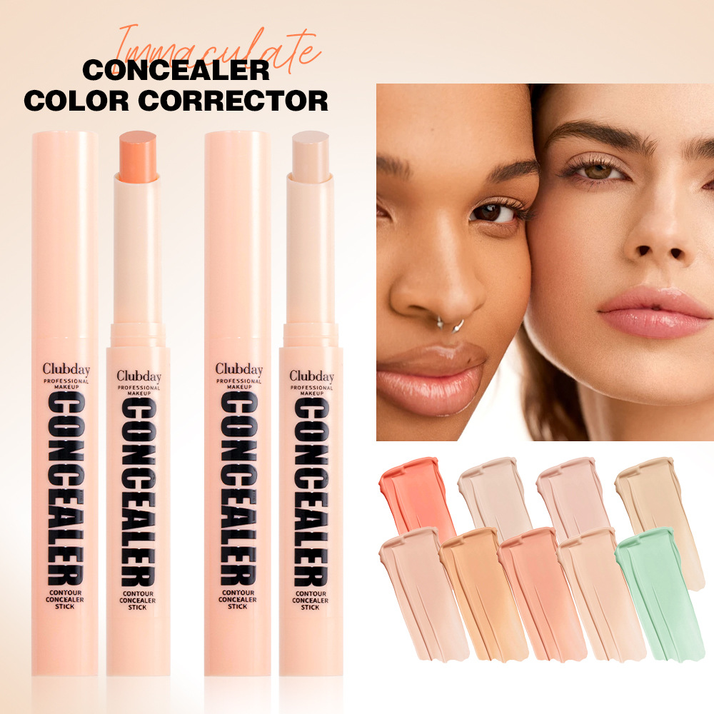 Clubday Cross-border Facial and Body bestseller Contour Shadow Concealer Pen, Natural three-dimensional matte Waterproof Concealer stick details Picture