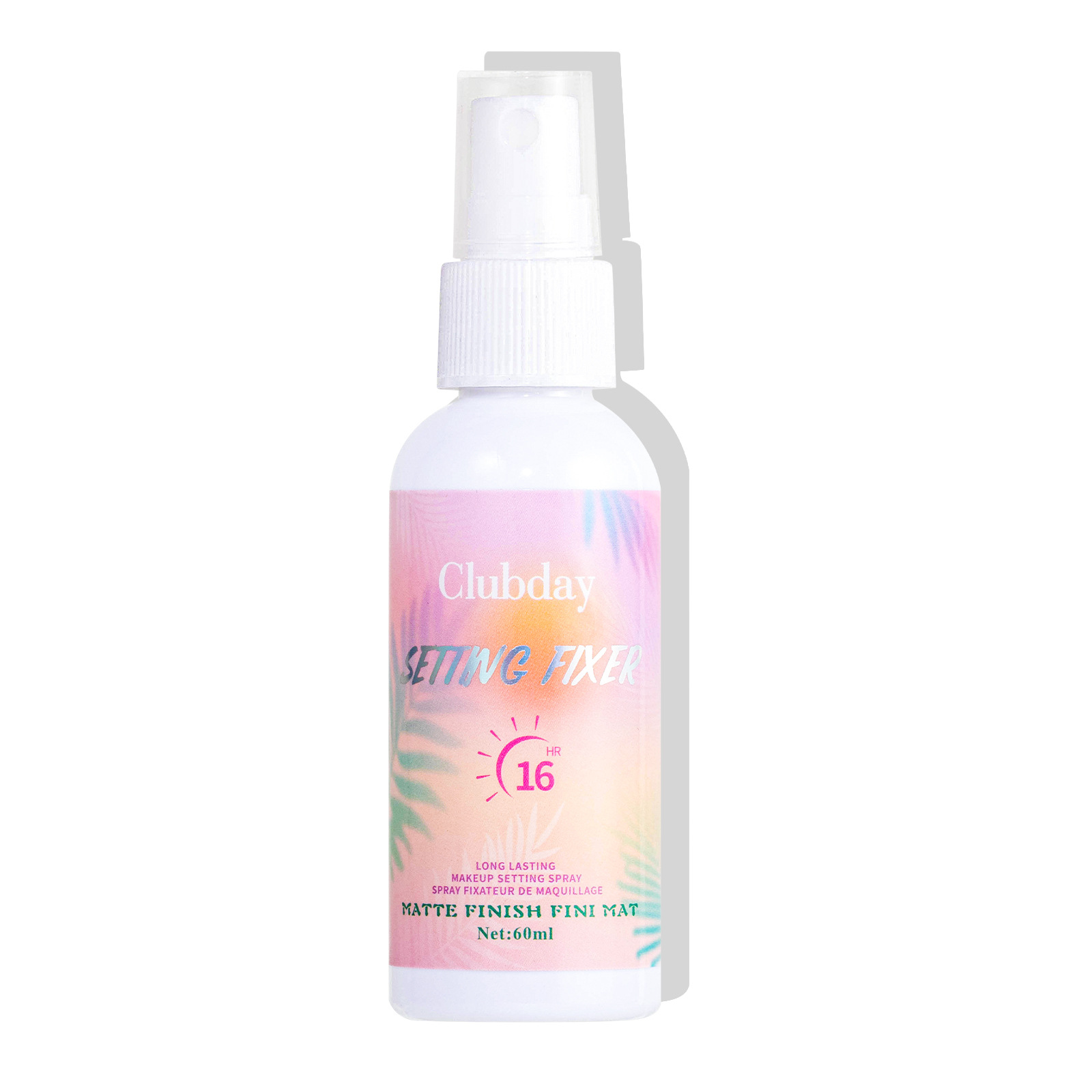 Clubday 60ML Cross-border Moisturizing Matte Setting Spray Long-lasting Oil Control, Water Resistance and Clear Setting Spray Water Item Picture