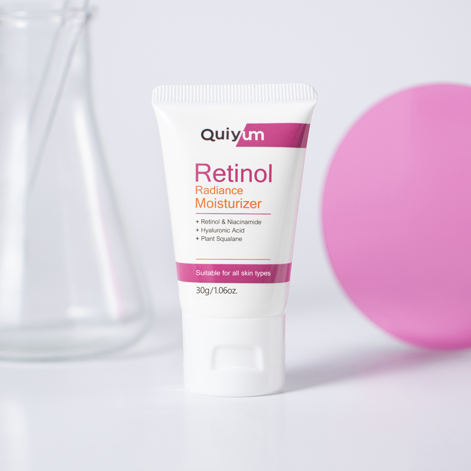 Cross-border QUIYUM Retinol Cream 30g hydrating, Moisturizing, repairing, nourishing and beautifying. Factory in stock, one-piece consignment full figure