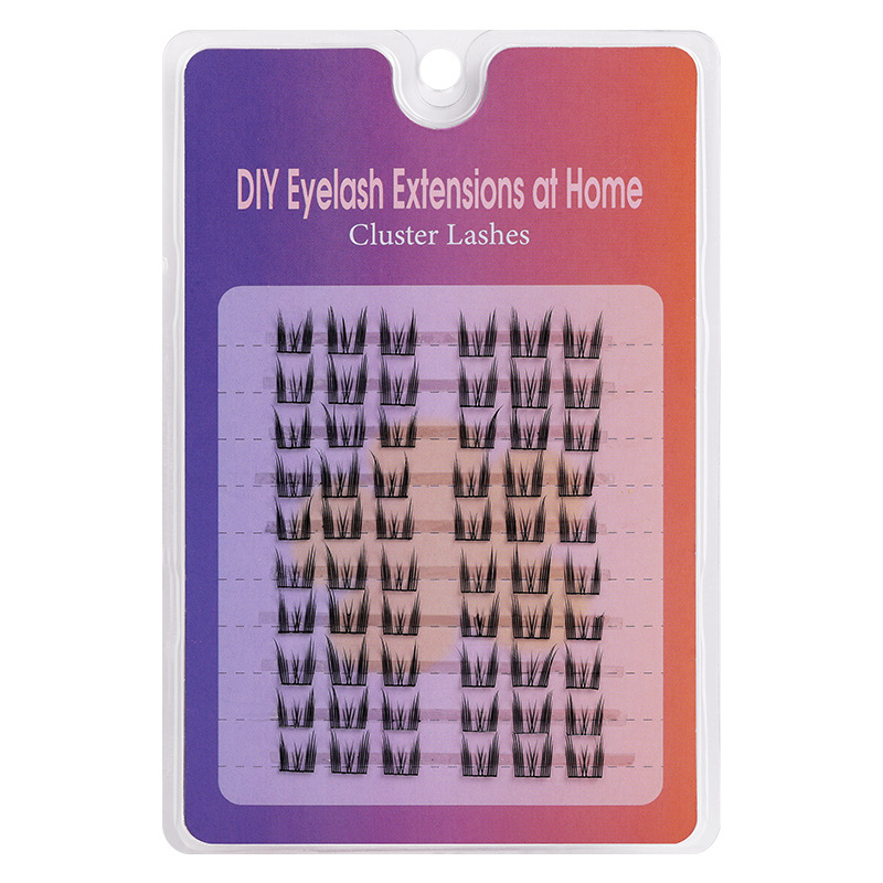 10-row large-capacity false eyelashes, naturally thick and segmented comic eyelashes, fox-style sunflowers in stock from the manufacturer Item Picture