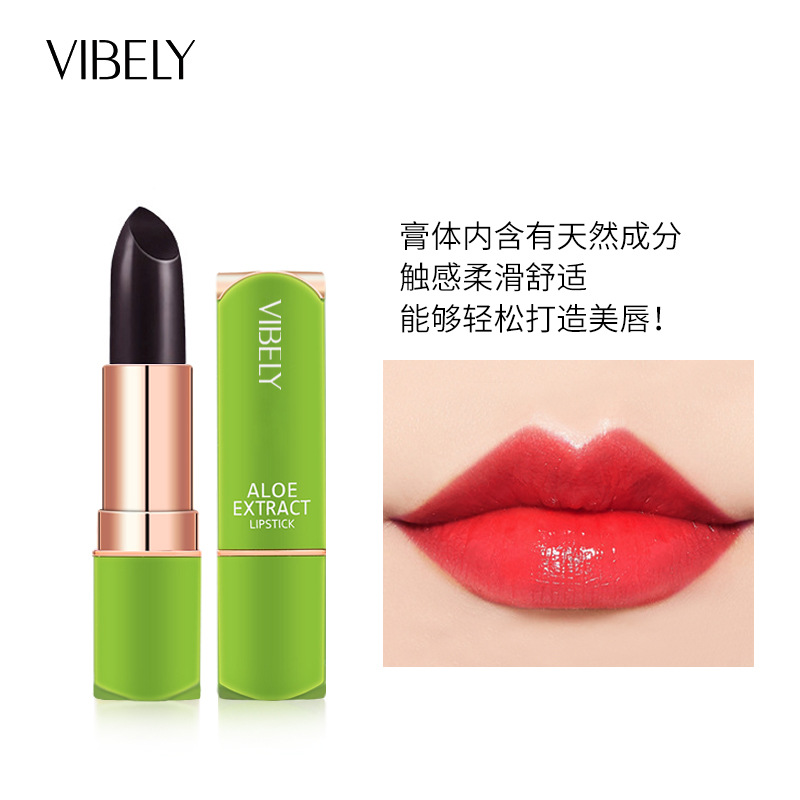 Aloe vera moisturizing and hydrating temperature-sensitive color-changing jelly lipstick, lip gloss, lip care lip balm, and makeup are selling well in live streaming details Picture