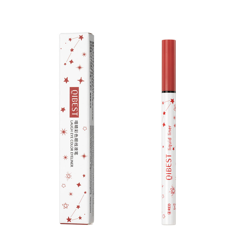 QIBEST~ Xiqing colored eyeliner Liquid Pen, cute, natural and versatile. 12-color eyeliner for students, affordable cross-border wholesale Item Picture