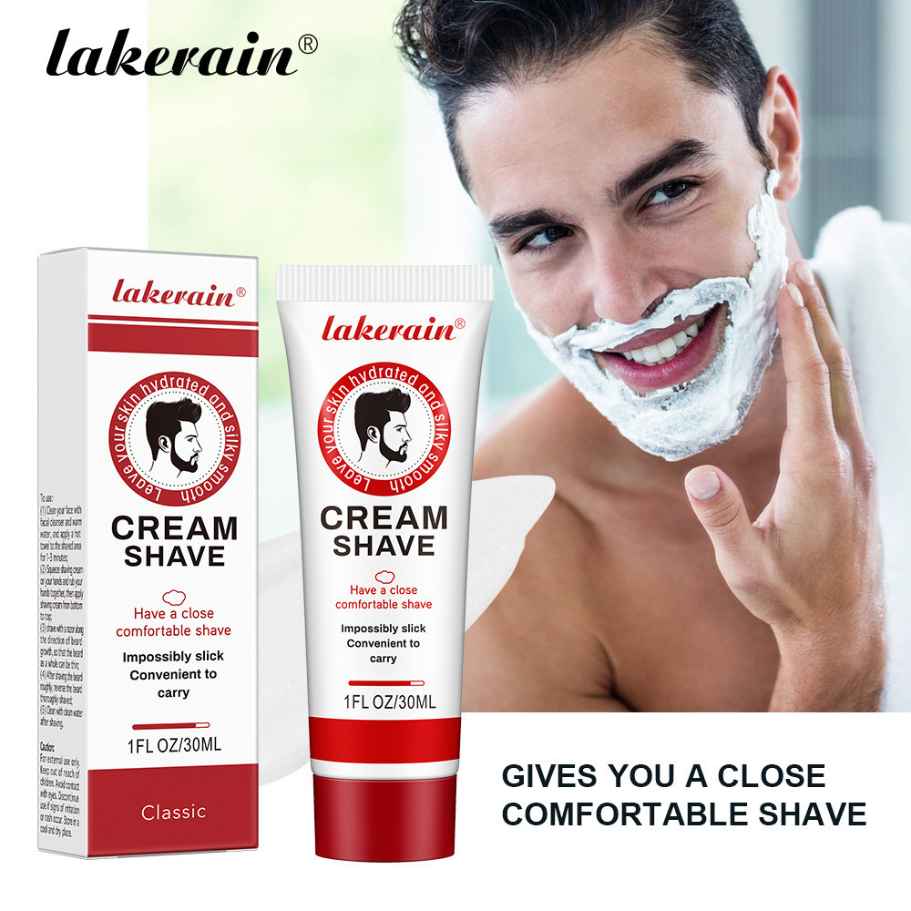 Cross-border lakerain Shaving Cream: Gentle, refreshing, Softening and silky shaving cream full figure