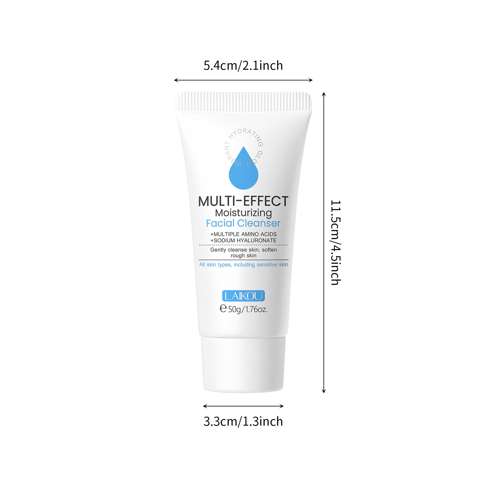 Cross-border Laicome Facial Cleanser 50g facial cleansing, hydrating and moisturizing manufacturer's in-stock skin care products wholesale and consignment Item Picture