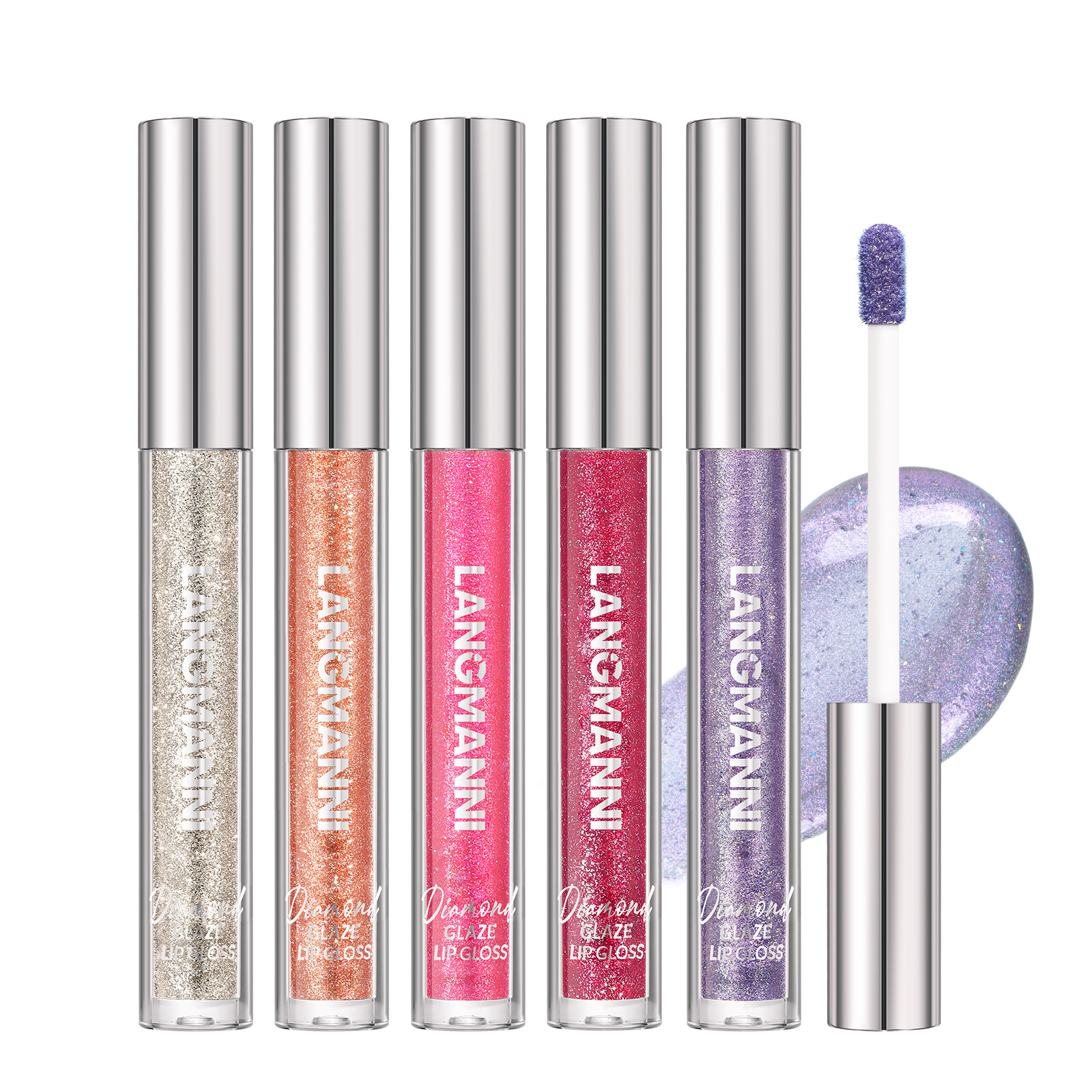 LANGMANNI Lip gloss with sparkling granules Item Picture