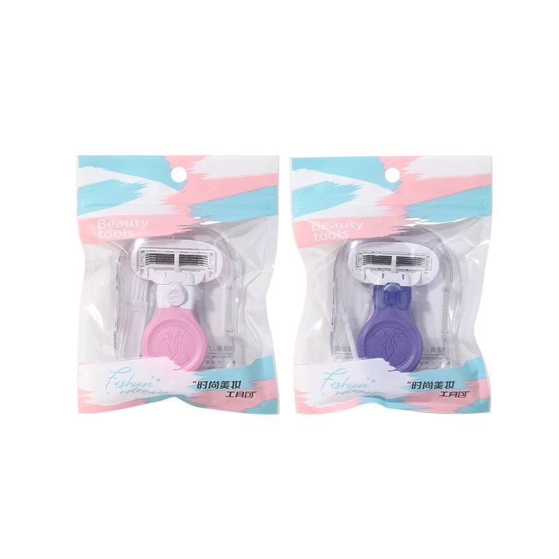 LMLTOP five-layer blade shaving knife with aloe vera, leg and armpit hair removal rake knife with storage box SY311 Item Picture