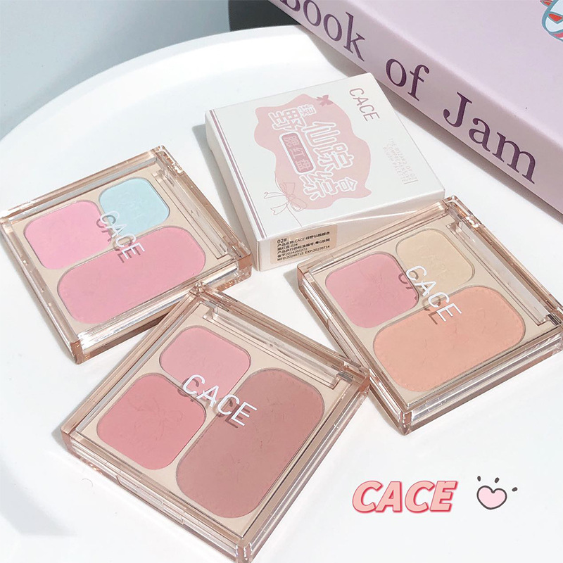 CACE's new "The Wizard of Oz" comprehensive blush palette, a set of three-color blush, natural and daily cross-border affordable wholesale full figure