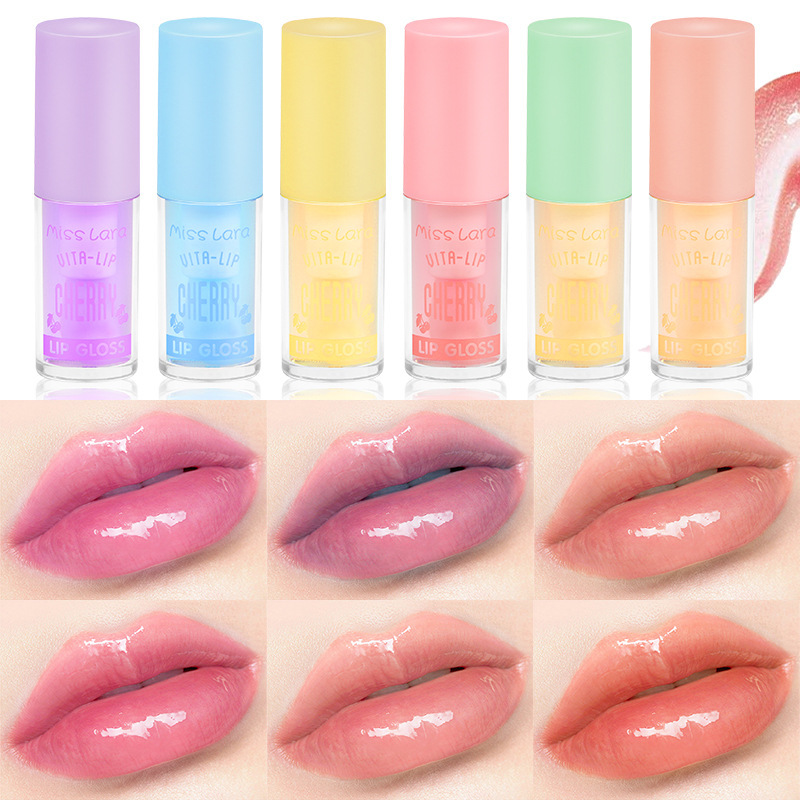 MissLara Six-color Lip Gloss Brightening and hydrating Lip Gloss full figure