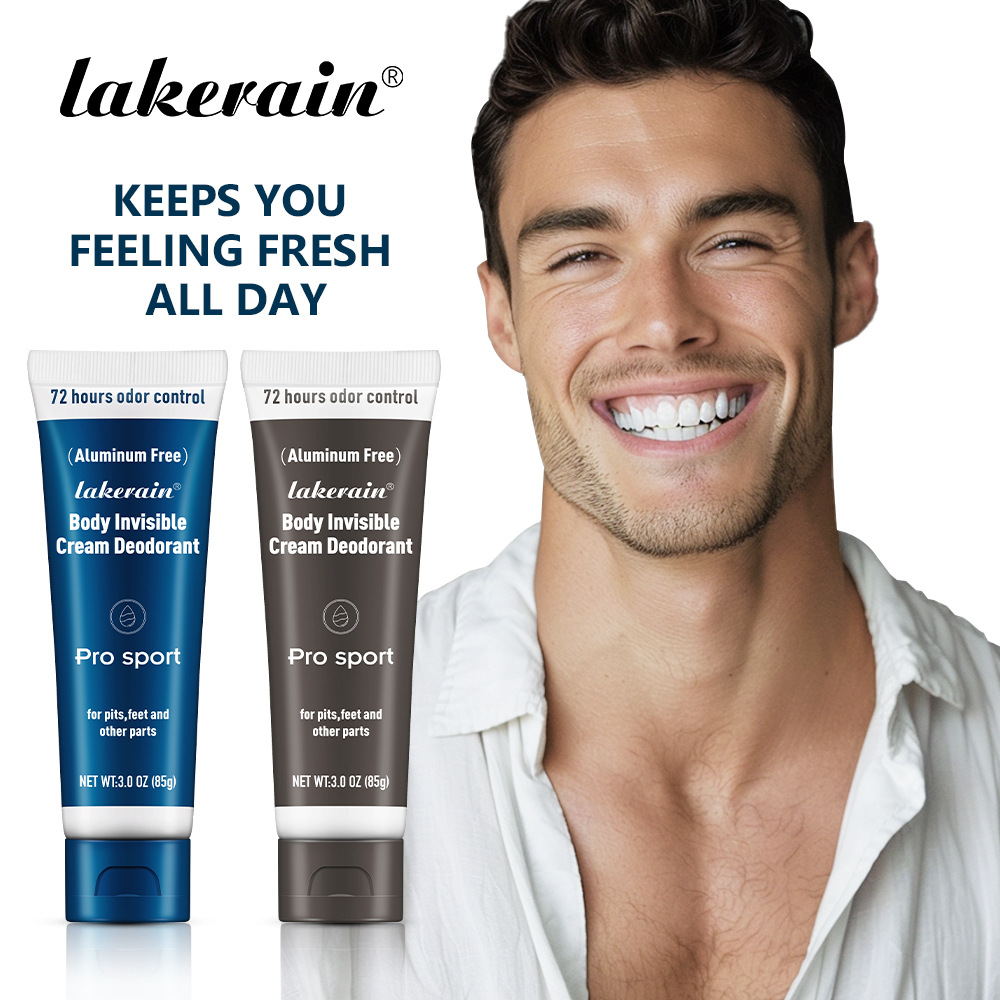 lakerain Men's Cream is a full-body Marine and wood-scented men's sports body cream full figure