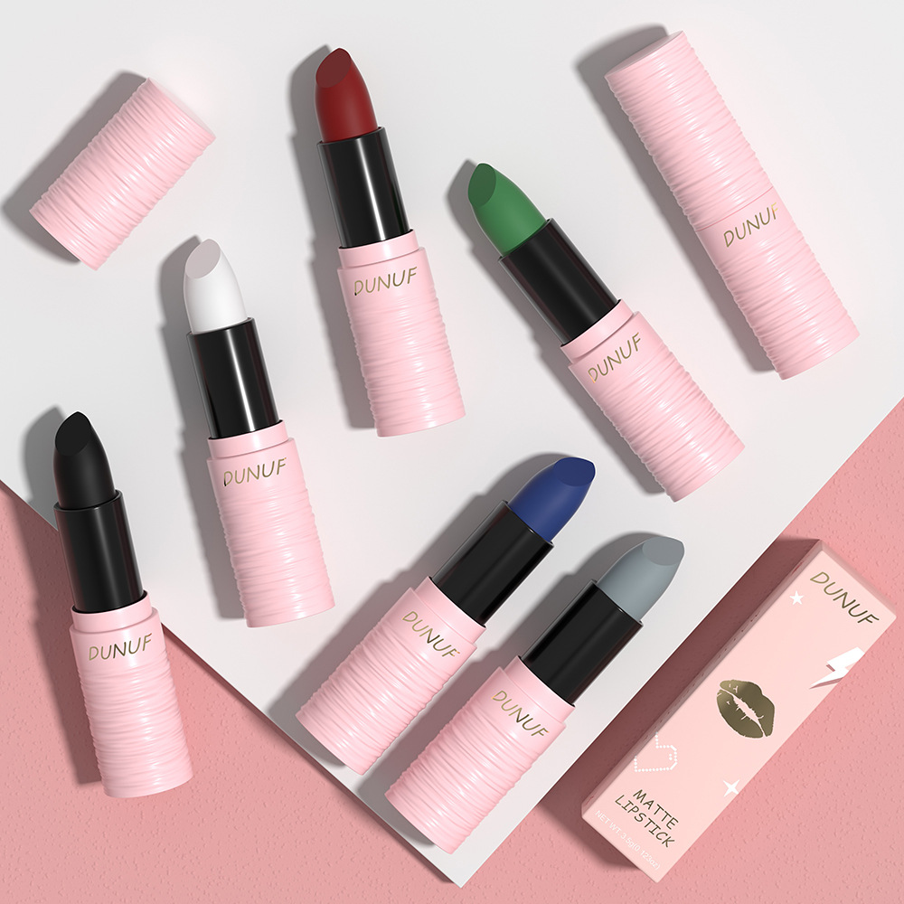 DUNUF 6-color face color lipstick matte universal. Please check it out! Link Disclaimer - For Foreign trade only Specification drawing
