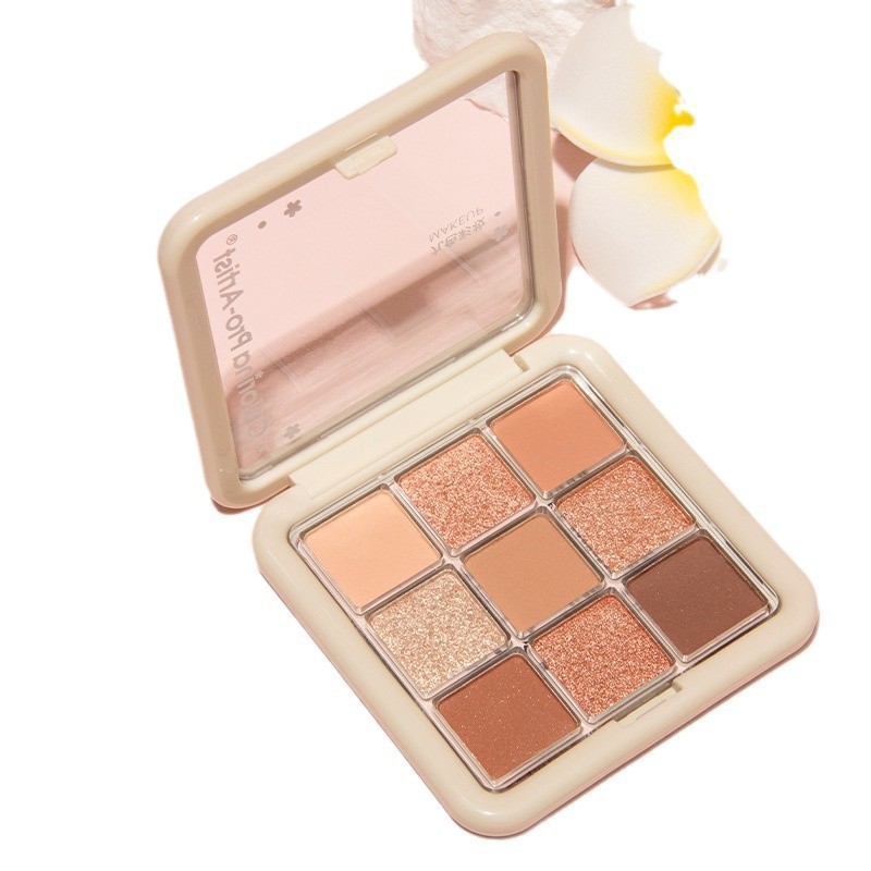 Export cosmetics, pearlescent and matte eyeshadow, affordable purple earth tone eyeshadow palette, cosmetics in stock wholesale, beauty products details Picture