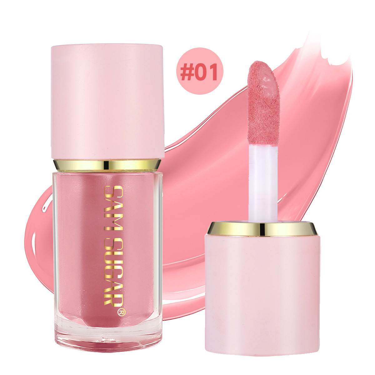 SAM SUGAR Highlighter Contouring Liquid Three-dimensional Nasal Shadow Multi-functional Matte Pearlescent Brightening Liquid Blush Item Picture