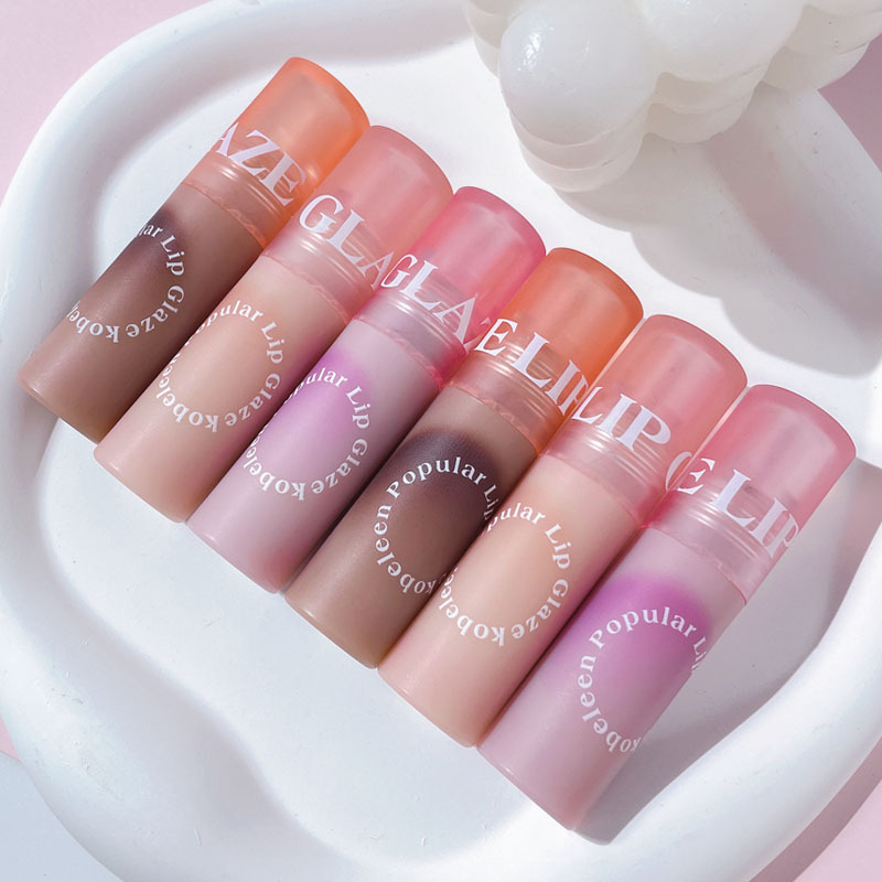 KOBELEEN lip gloss wholesale lipstick Matte matte water mist Lip gloss Velvet Lipstick Moisturizing and non-drying hair replacement full figure