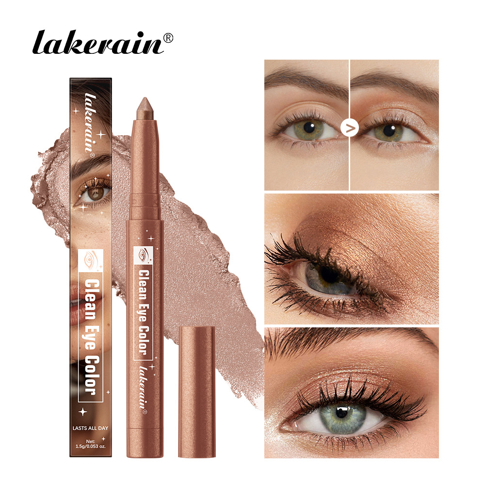 lakerain Bronze eyeshadow stick is easy to color with a high-gloss eye makeup eyeshadow full figure