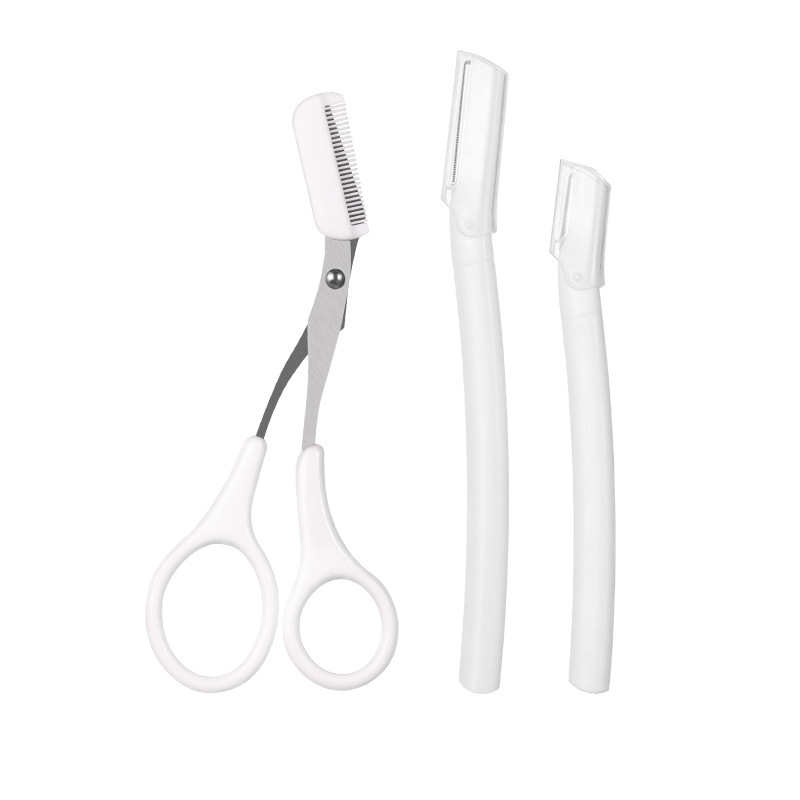Advanced eyebrow trimmer, a perfect tool for shaving eyebrows, a macro safety anti-scratch eyebrow trimmer set for men and women Item Picture