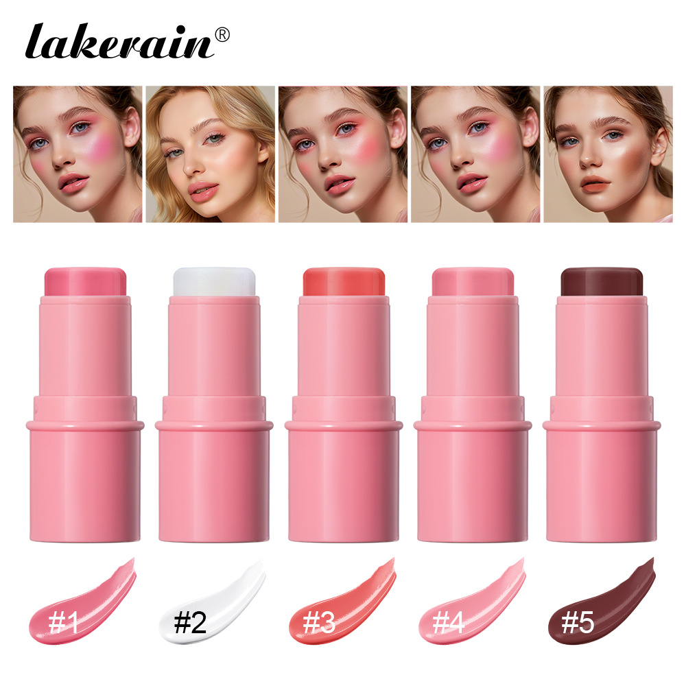 lakerain Water Glow Blush Cross-border Beauty color-enhancing Blush Stick full figure