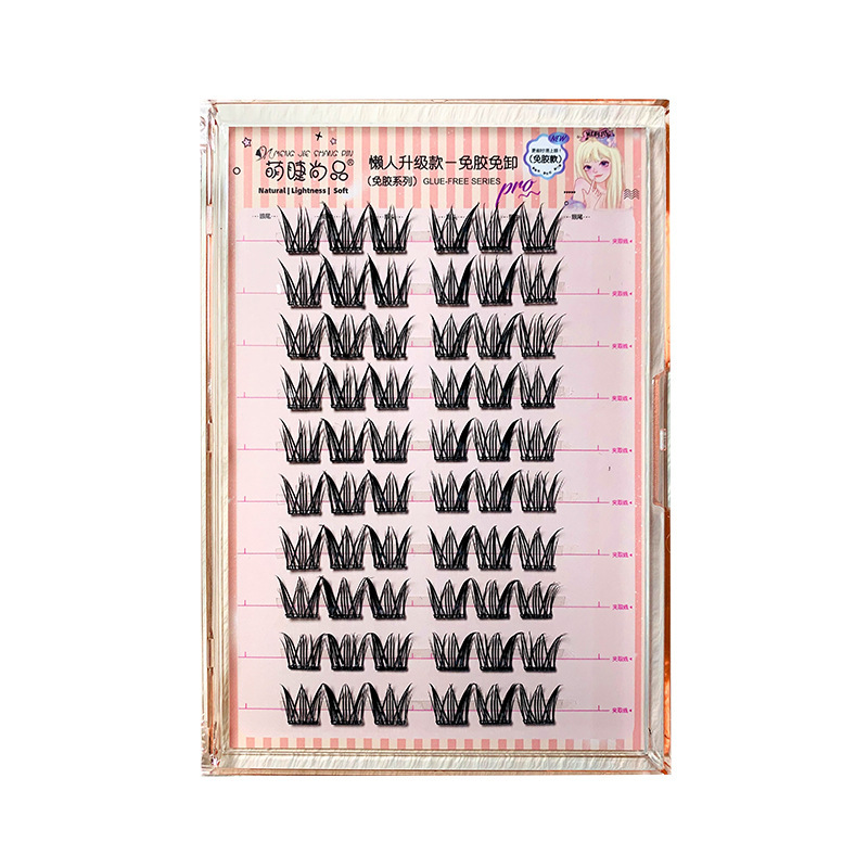 Mengjie Shangpin large-capacity glue-free Daisy false eyelashes Natural Fairy Comic Barbie Daily Beginner Thick curls Item Picture