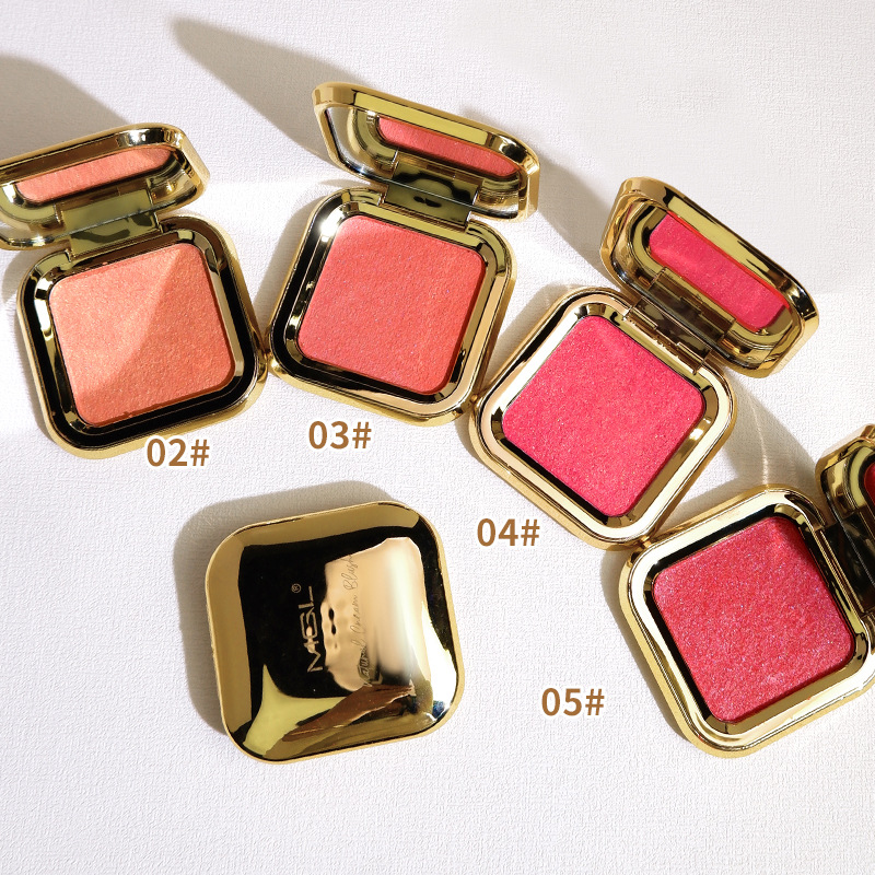 MGL Misty Three-dimensional Blush Cream Matte pearlescent Natural Long-lasting Color, facial contouring, mashed Potato Eyeshadow Specification drawing