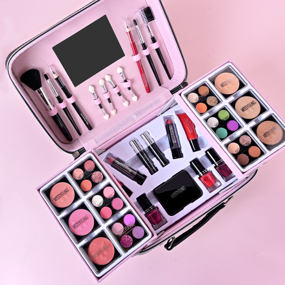 New 36-piece set of foreign trade cosmetics set, cross-border e-commerce makeup set, festival gift set Specification drawing