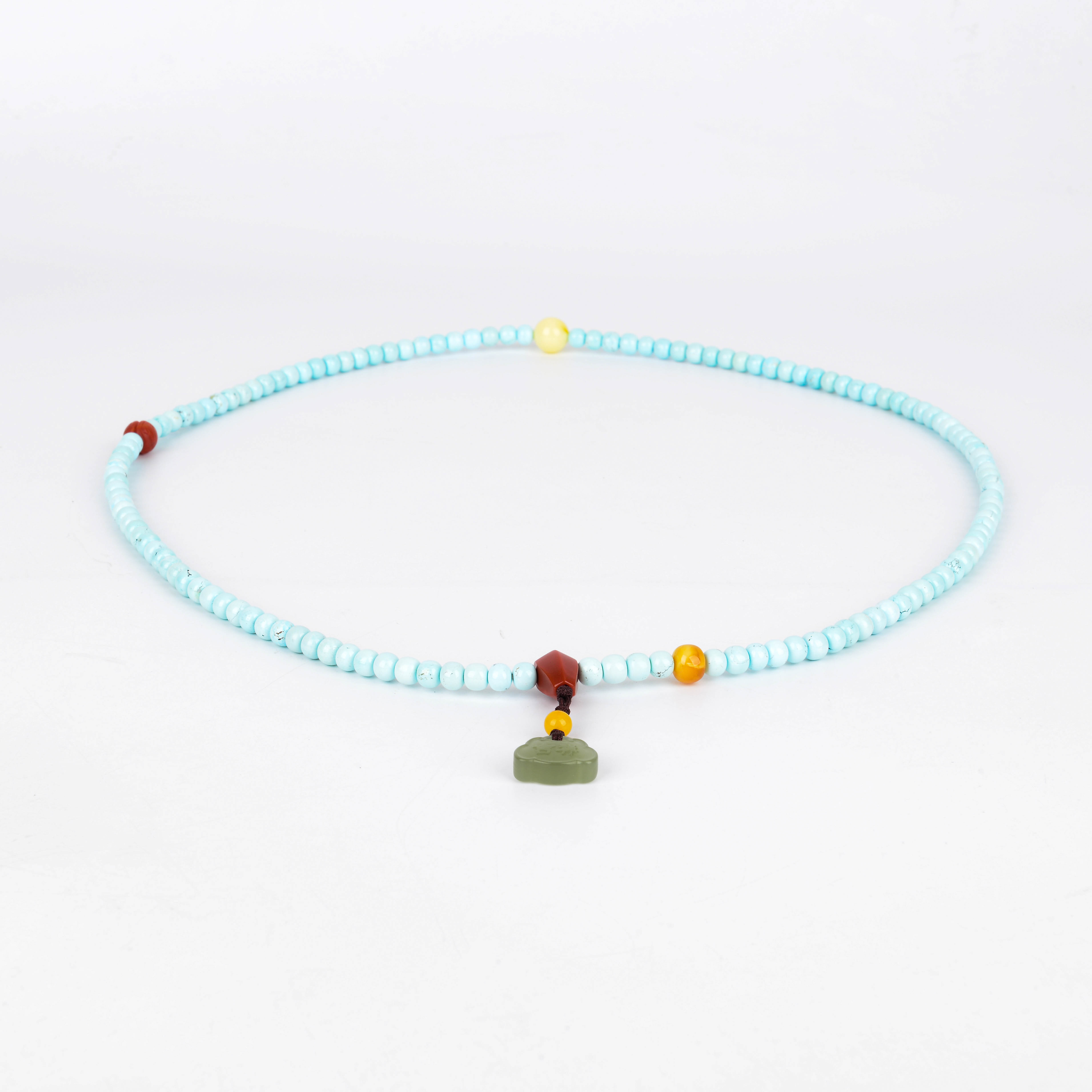 彩虹天然女多宝白水晶海蓝宝粉晶黄水晶手串小清晰饰品细节图