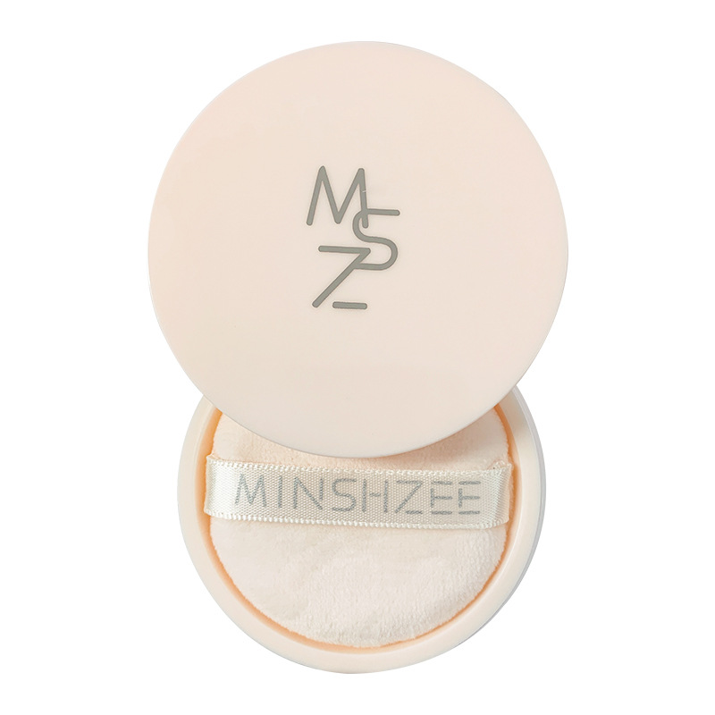 Mingxi Zhi Water Loose Powder, Setting Powder, loose powder is long-lasting and does not smudge. It is waterproof, oil-control, does not stick, and is a fine powder for women to cross borders Item Picture