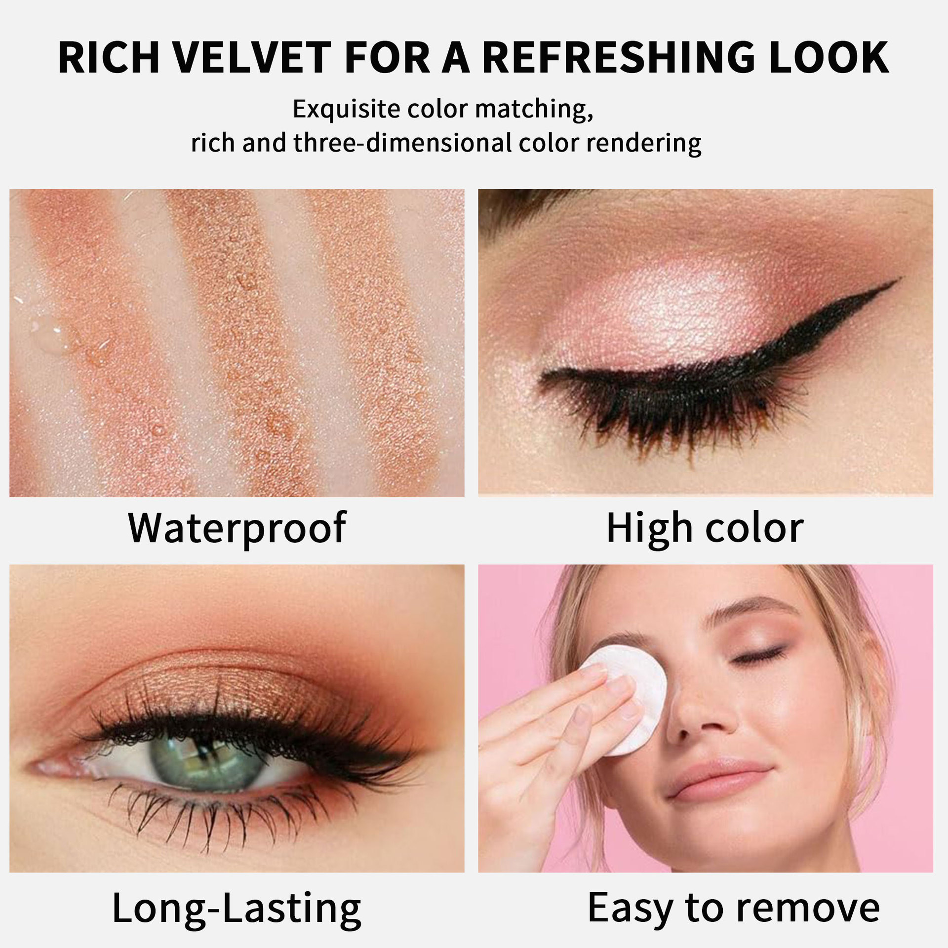 Cross-border bestseller 99-color makeup palette, matte pearlescent fine glitter eyeshadow palette, long-lasting without smudging, easy to apply, waterproof makeup Specification drawing