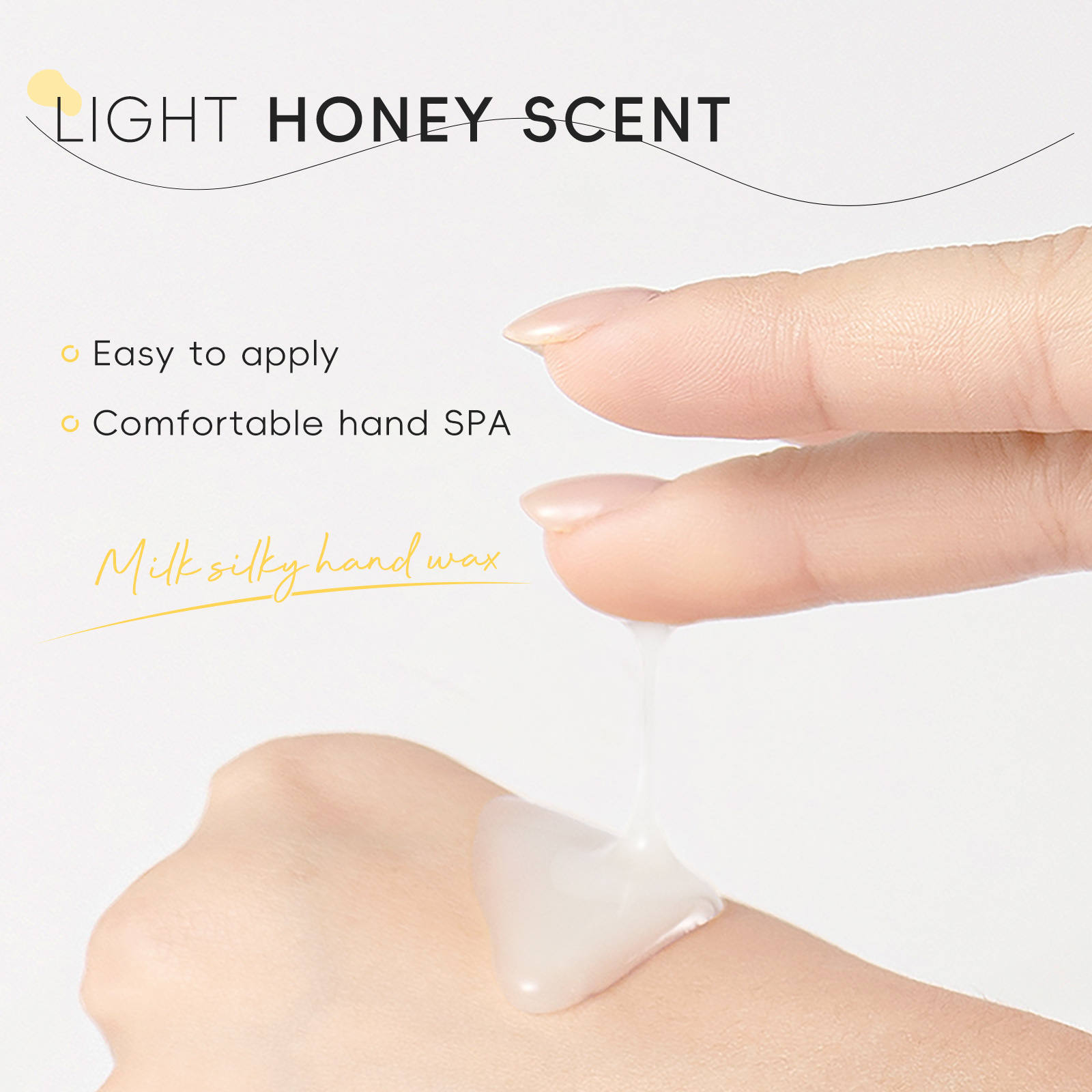 Cross-border LAIKOU Milk Smooth Hand Wax 50g Hydrating and Moisturizing Exfoliating Hand Care Manufacturer in stock Application Scenario