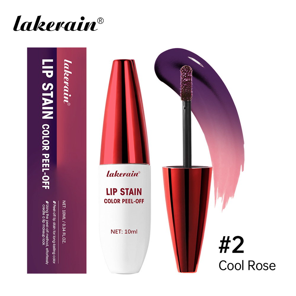 Lakerain peel-off lip Gloss matte peel-off lipstick lip gloss Item Picture