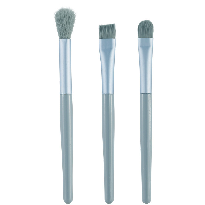 xixi Three-piece makeup brush set: Blush brush, eyeshadow brush, smuder brush, soft brush, complete set of convenient makeup tools Item Picture