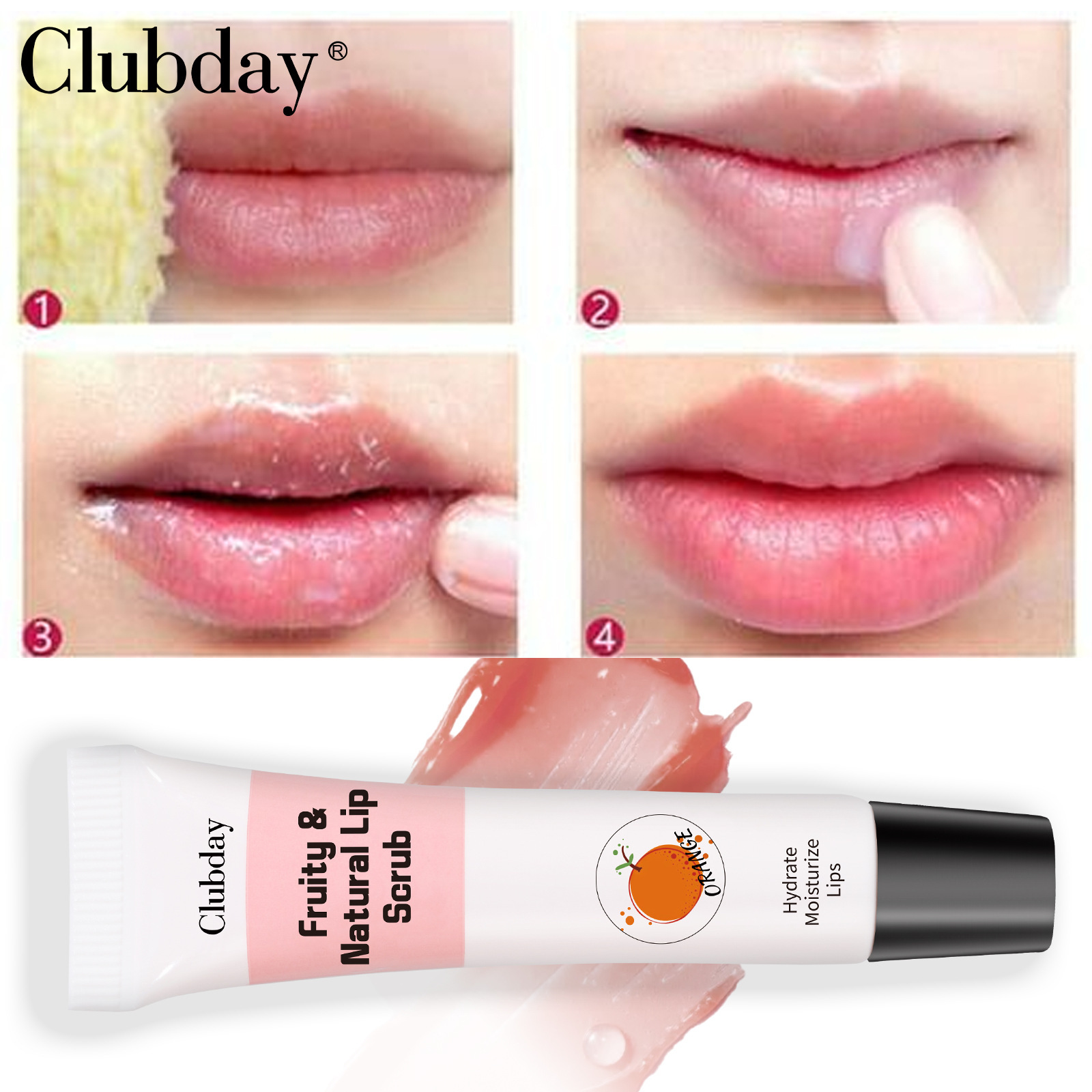 Cross-border makeup lip balm and fruit-flavored lip scrub export Specification drawing