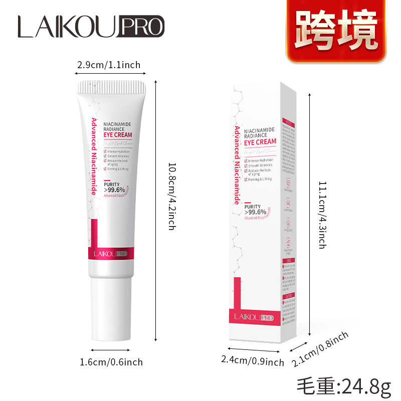 LAIKOU PRO Niacinamide Revitalizing Eye Cream 20g Hydrating, Moisturizing and caring for the skin around the eyes, in stock from the manufacturer details Picture