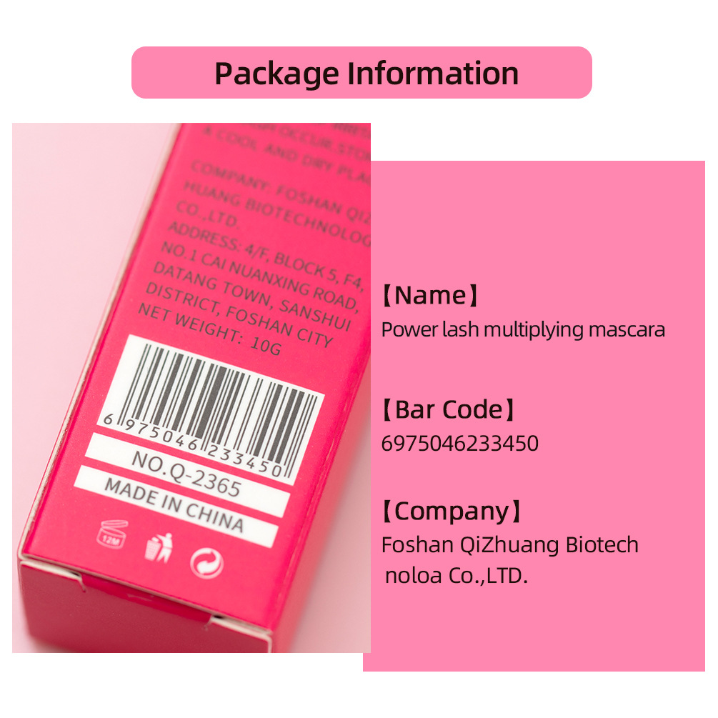 QIBEST Cross-border Mascara Waterproof, setting, non-staining, thick, curling and long eyelash base cream wholesale Application Scenario