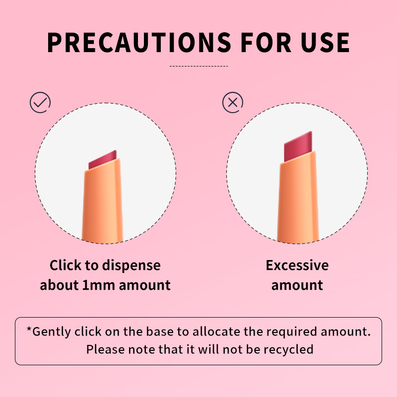 Cross-border JOLLY JOJO Moisturizing and hydrating Lipstick, Press-type lipstick, pearlescent and easy-to-apply lipstick, student makeup Specification drawing